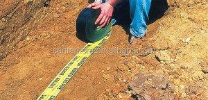 Cinta de advertencia naranja para líneas de petróleo enterradas de 3 pulgadas de ancho, cinta de marcado de riesgos de polietileno - Product Image 6