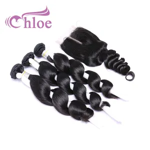 Chloe Good Price All Types Of Weave Peruvian Rainbow Beauty Lady Human Hair