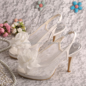 Scarpe in tessuto alla moda <span class=keywords><strong>Venus</strong></span> Lure con fiore bianco - Product Image 2