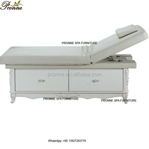 Mesa de madera para masaje de estilo moderno, cómoda, color blanco, de lujo - Product Image 5
