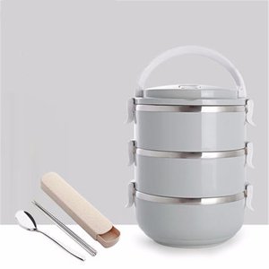 <strong>3</strong> <strong>Layer</strong> Stainless Steel Bento <strong>Lunch</strong> <strong>Box</strong> for Kids Kids' Portable <strong>Lunch</strong> Container - Product Image 1