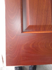 Portes d'entrée intérieures en placage de bois de teck de style européen, surface finie en bois MDF moderne, ignifuge, atelier commercial, entrepôt, école - Product Image 6