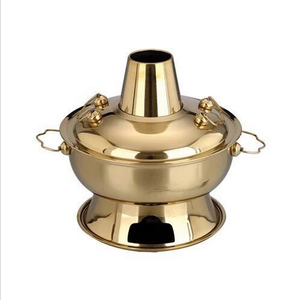 Brûleur à charbon en acier inoxydable de style chinois traditionnel pour fondue thaïlandaise Shabu Shabu - Product Image 2