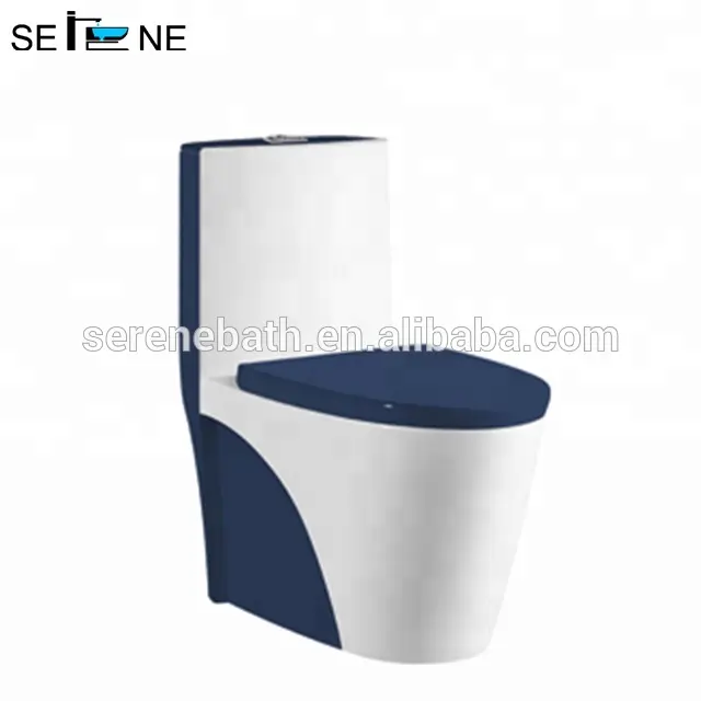 P-trappola cacciata free standing bagno wc colore Blu wc in ceramica