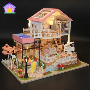 Миниатюрные огни для кукольного домика, 1 домашняя Миниатюрная игрушка-головоломка «сделай сам», модель кукольного домика, оптовая продажа