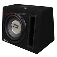 Caja de Subwoofer con Puerto de 10 Pulgadas MA AUDIO, Subwoofer con Amplificador, Caja de Subwoofer con Puerto de 10 Pulgadas