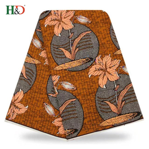 H & D Top Usine Pas Cher Bonne Qualité Hollande Cire 6 Yards Africain Batik Tissu Pour la Vente En Gros - Product Image 4