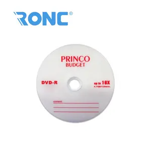 모조리 DVD CD 영화-공장 가격 4.7GB 120min 16X PRINCO 기록 영화 디스크 cd-r dvd-r