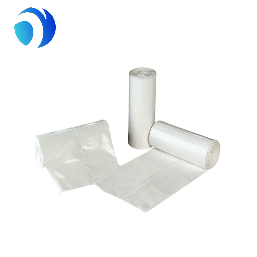 Claro de plástico de hdpe gran basura bin liner bolsa de basura