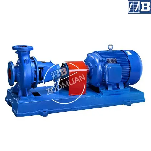 IS Heavy Duty Skid Mounted water pump with motor