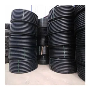 hdpe pipe 32mm fiber optic cable protect pipe flexible black plastic pipe roll