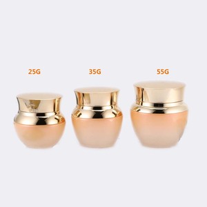 Nuovo prodotto 15G 25G 35G 55G gradiente di colore <span class=keywords><strong>arancione</strong></span> di vetro vasetto di crema - Product Image 2