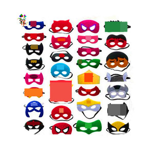 Cheap Felt Custom Fancy Dress Party Superhero Masks HPC-3523