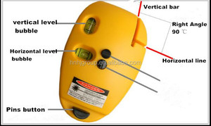 Horizontal y vertial láser cinta de medición gobernante, cinta métrica - Product Image 3