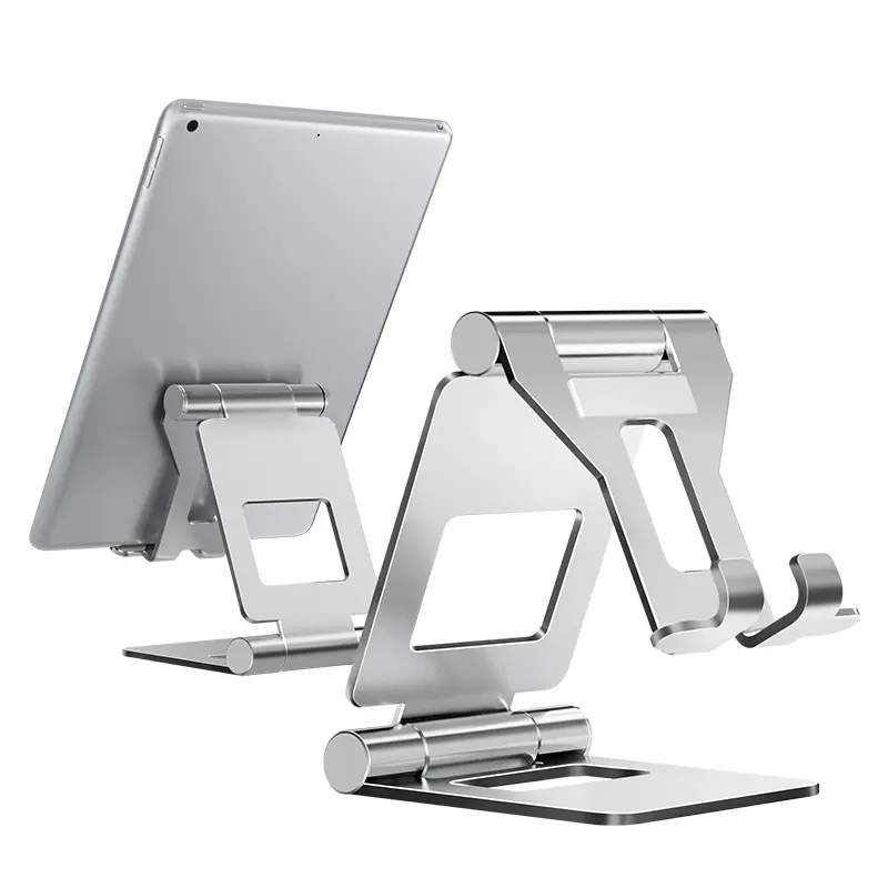 Licheers Universal Metal tablet Stand Multifunction Desktop holder for iPad Aluminum foldable tablet holder LC0065