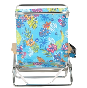 Ghế tắm nắng xếp gọn Kejie OEM bằng nhôm, 5 tư thế ngả, tay vịn gỗ chắc chắn, thiết kế hiện đại - Product Image 3