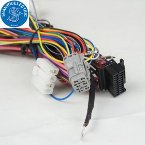 Benutzerdefinierte elektrische männlich-weibliche 2 <span class=keywords><strong>3</strong></span> 4 5 6 7 8 9 10 pin stecker kabelbaum - Product Image 6