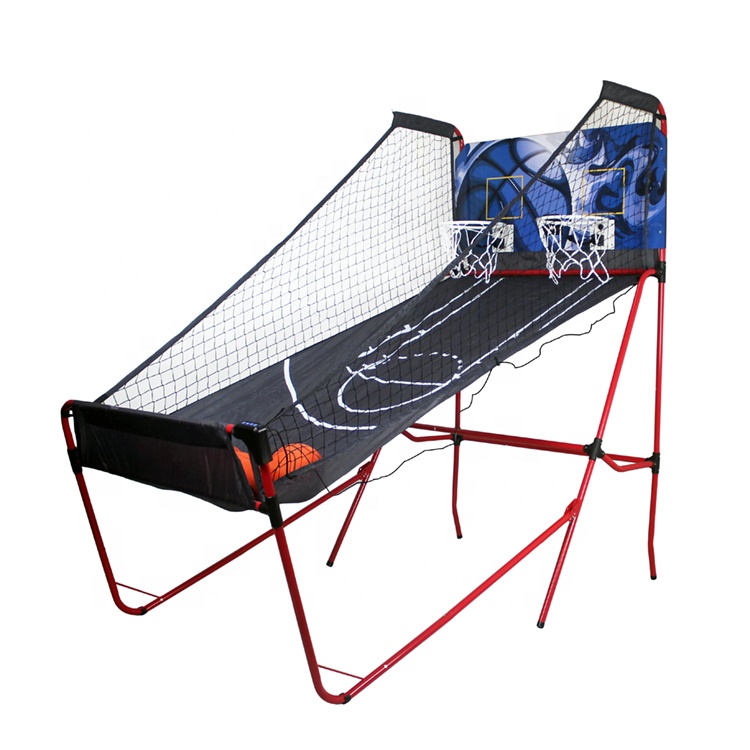 Latest Design Foldable Indoor Arcade Basketball Shooting Machine Easy and Quick Installation for Practice