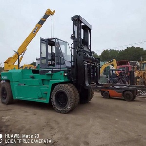 30ton 6D24 Used Mitsubishi Diesel Forklift with 4X4 Drive Two/Three Stage Mast Offroad for Construction Use - Product Image 3