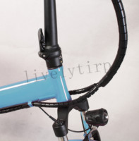 Vélo électrique pliant avec pneu large de 20 pouces, 250w, bicyclette à moteur