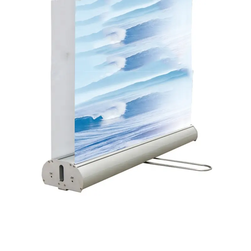 Dubbele Side Banner Enkele Voeten Heavy Duty Stand Roll Up Banner Stand