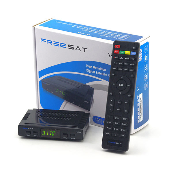 Freesat V7 HD Satellite Receiver Full 1080P +1PC USB WiFi DVB-S2 HD Support Ccam Powervu Youpron Set Top Box Power Vu 1