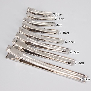 Wholesale 4cm,5cm,6cm,7cm,8cm,10cm <strong>Silver</strong> Metal Flat Duck <strong>Clips</strong> Gold Hair Alligator <strong>Clips</strong> - Product Image 2