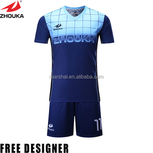 soccer wear oem cheap soccer uniform set custom soccer jersey football uniform for men - Product Image 3