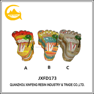 Venta caliente nuevo diseño de <span class=keywords><strong>la</strong></span> resina artes huella forma de recuerdos favorece caja de joyería - Product Image 1