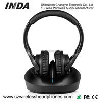 Headphone Nirkabel Nyaman INDA dengan Koneksi 3.5MM Dual/Tiga Saluran untuk TV dan Penggunaan Multi-Perangkat YH998