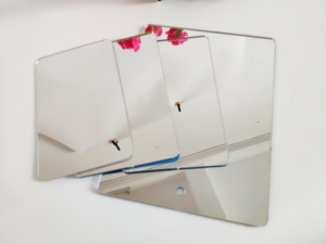 Tùy chỉnh cắt chống trầy xước hai mặt cứng <span class=keywords><strong>Acrylic</strong></span> gương tự dính được hỗ trợ tấm nhựa - Product Image 5