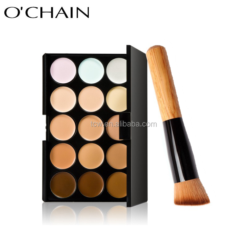 Принимаем OEM 15 разноцветные крем для лица корректор с пластиковыми палитра