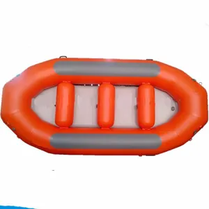1.2 milímetros de PVC ou Hypalon Material Do Casco Da Gota Ponto Piso Inflável Jangada de Água Branca, Pesca rafting Barco Preço