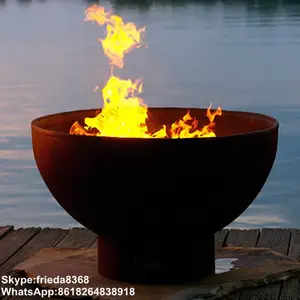 Новое производство чугунных стальных шариков, чаш для огня, шарики для огня на заказ