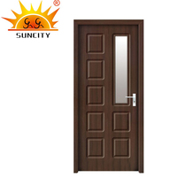 Portes et fenêtres en bois massif et PVC de style américain moderne avec surface finie, accessoires de haute qualité, étanches, garantie 5 ans