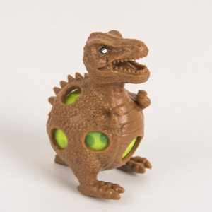 Jouet en forme de balle de perles en caoutchouc à presser, monde des dinosaures, balle à presser, balle <span class=keywords><strong>anti</strong></span>-<span class=keywords><strong>stress</strong></span> - Product Image 3