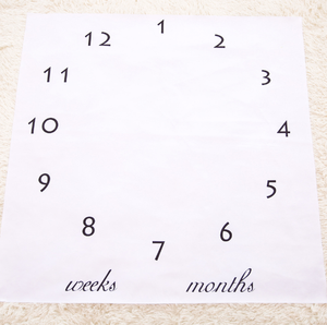China Cheap Fleece Monthly Baby Muslin <strong>Milestone</strong> <strong>Blanket</strong> - Product Image 5