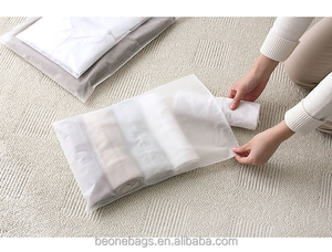 Matte transparente kosmetische Reißverschlussbeutel aus PVC praktische kosmetische Beutel und Schutzhüllen