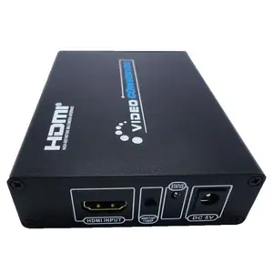 HD AV(CVBS)+S-Video to HDMI video converter box ,Support 720P 1080P