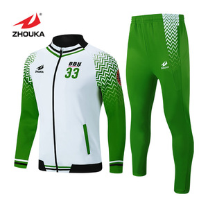 Conjunto Deportivo de Fútbol para Hombre de Alta Calidad Personalizado en Azul Claro, Chándal de Entrenamiento Deportivo de 2 Piezas, Chaqueta de Fútbol para Hombre - Product Image 3