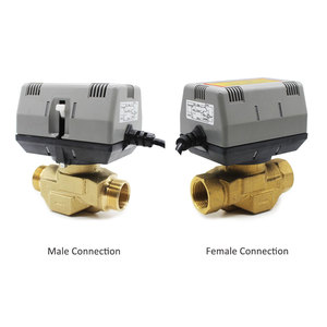 12V 24V 110V 220V 2 voies 3 Voies SPDT électrique en laiton vannes d'eau Motorisé <span class=keywords><strong>globe</strong></span> vanne de zone pour le contrôle du débit d'eau - Product Image 2