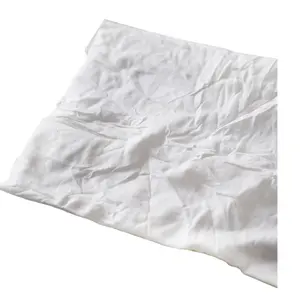 Wholesale White T-shirt Wiper Cotton Clothing Wiping Rags household clean pure white used t shirt cotton rags