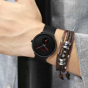 <span class=keywords><strong>Montre</strong></span> Crrju 2150 pour <span class=keywords><strong>homme</strong></span>, marque haut de gamme, quartz, <span class=keywords><strong>dorée</strong></span>, Reloj, décontractée, fine, en acier maillé, étanche, sport, Relogio Masculino - Product Image 6