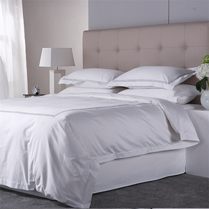 Set di <span class=keywords><strong>Biancheria</strong></span> da Letto di Alta Qualità 400TC Ecologico Personalizzabile <span class=keywords><strong>per</strong></span> Casa e Hotel con Righe Sottili Guangdong Eliya Hotel Linen - Product Image 5