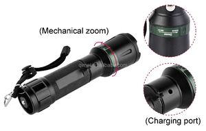 Equipo <span class=keywords><strong>Militar</strong></span> táctico <span class=keywords><strong>linterna</strong></span> LED recargable lámpara de flash - Product Image 2