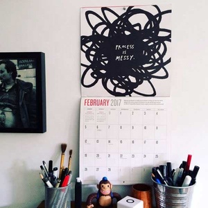 Calendario de escritorio personalizado promocional, papel espiral de pared, OEM - Product Image 6