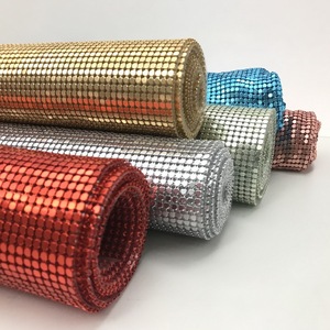 De la forma plana de metal azul lentejuelas de tela de aluminio de tejidos para prendas de vestir, bolso - Product Image 6