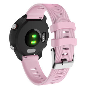 IVANHOE para Garmin <span class=keywords><strong>Forerunner</strong></span> 245/245M Band,20mm Reemplazo de <span class=keywords><strong>correa</strong></span> de reloj de silicona suave Pulsera Accesorios <span class=keywords><strong>Correa</strong></span> de muñeca deportiva - Product Image 5