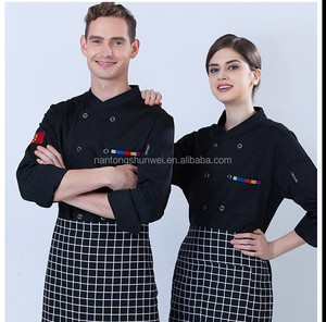 OEM personalizzato giacca cuoco chef <span class=keywords><strong>uniforme</strong></span> moderno personalizzato ristorante hotel cameriere <span class=keywords><strong>cameriera</strong></span> <span class=keywords><strong>uniforme</strong></span> - Product Image 5