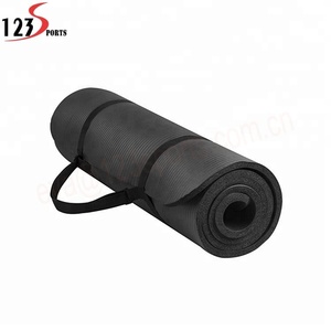 8 ~ 20Mm Thêm Dày Mật Độ Cao Chống-Giọt Nước Mắt Tập Thể Dục Tùy Chỉnh In Logo 10Mm Cân Bằng NBR Yoga <span class=keywords><strong>Mat</strong></span> Có Mang Theo Dây Đeo - Product Image 3